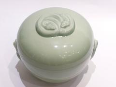 Manufacture Nationale de Sèvres, an Art Deco Enameled Porcelain Candy Box