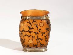 Daum Nancy, an Art Nouveau Vase, "Chardons De Lorraine", Signed, 1893