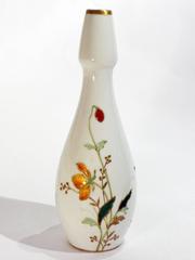Anonymous, an Art Nouveau Limoges White Porcelain Vase