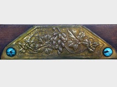 Anonymous, an Art Nouveau Yellow Copper Repoussé Frame