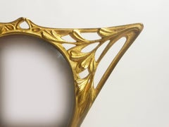 Paul Follot, an Art Nouveau Gilt Bronze Hand Mirror