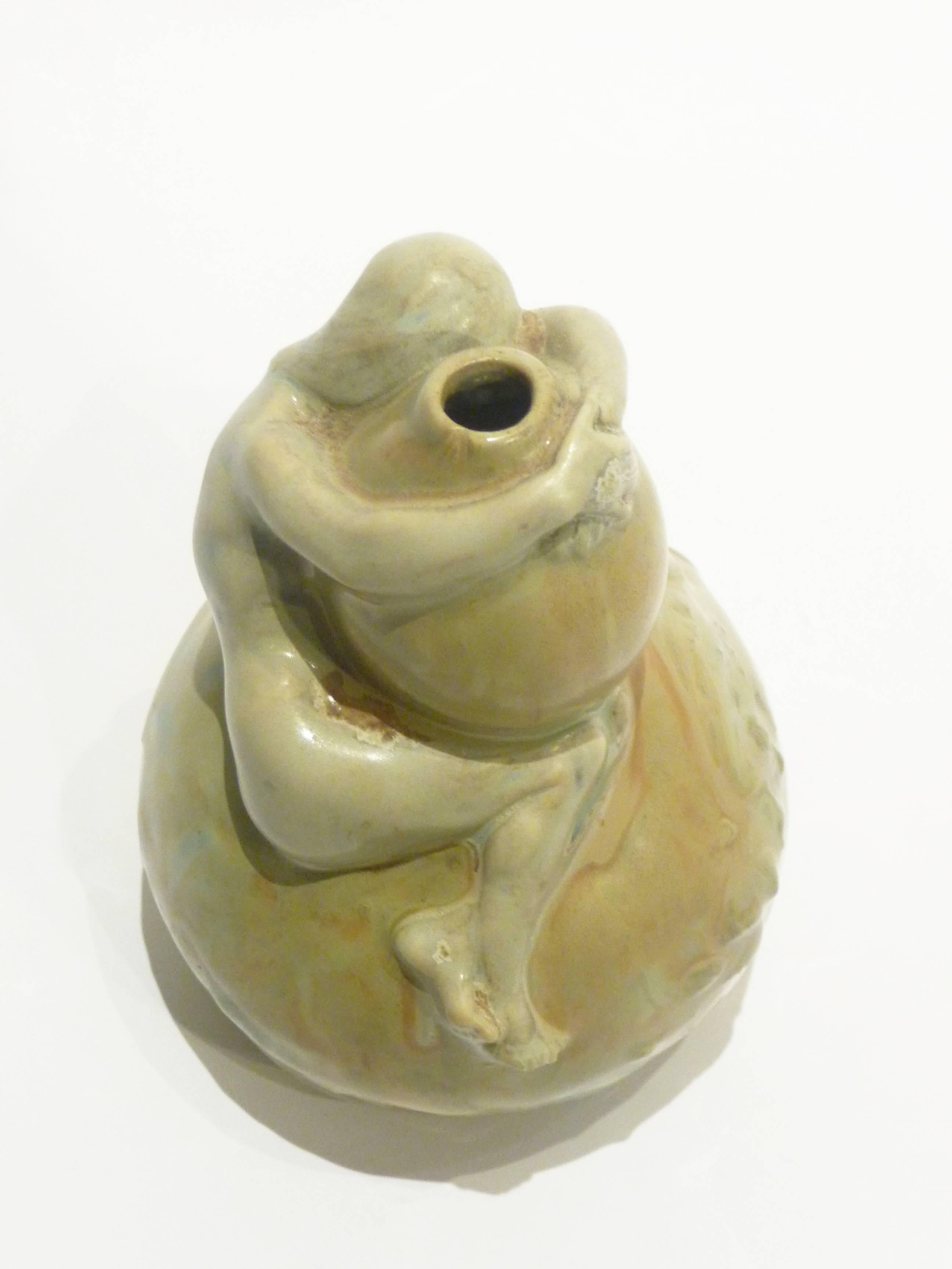 Charles Vital-Cornu, Susse Frères, an Art Nouveau Porcelain Vase, Signed For Sale 3
