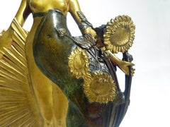 Georges Flamand, "Allégorie de l'Eté", an Art Nouveau Vase, Signed