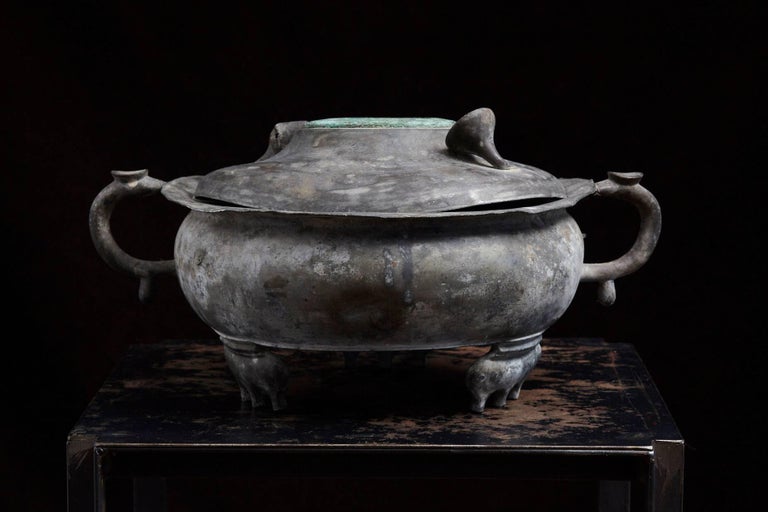 Antique Asian Zinc Cooking Utensil For Sale at 1stDibs