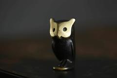 Walter Bosse Owl Brass Figurine by Hertha Baller