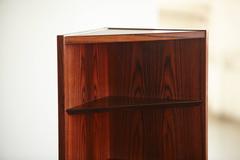 Poul Hundevad Danish Modern Rosewood Display Corner Shelf