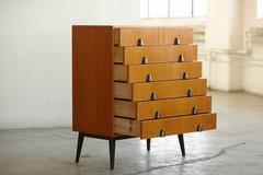 Rare Maple Dresser by Rudolf Frank for Erwin Behr Möbel Germany, 1956