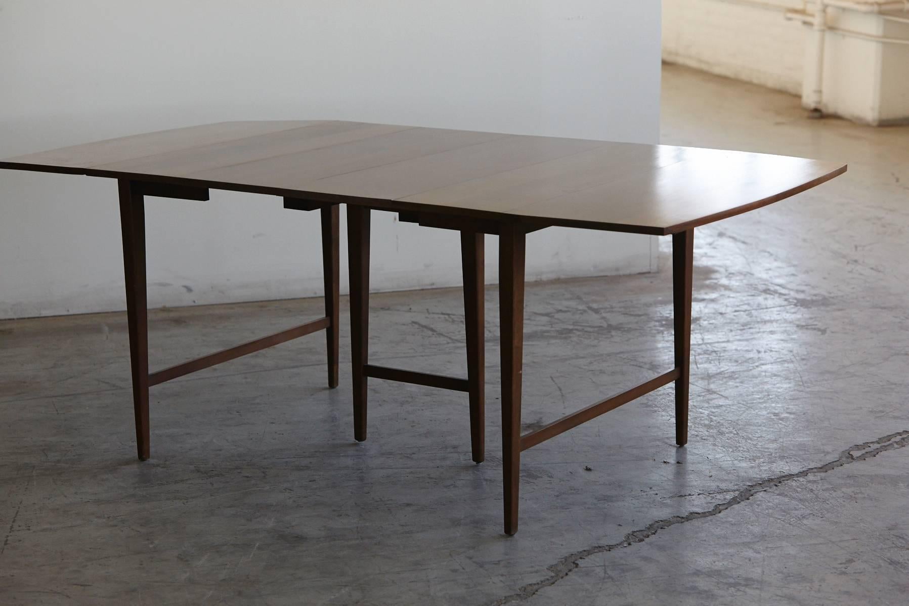 Extendable Drop-Leaf Maple Dining Table by Paul McCobb for Planner Group 4