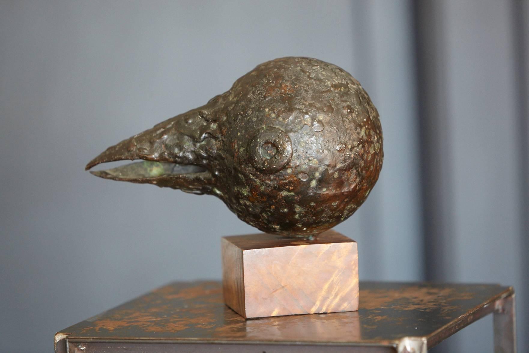 bird bronze sculpture