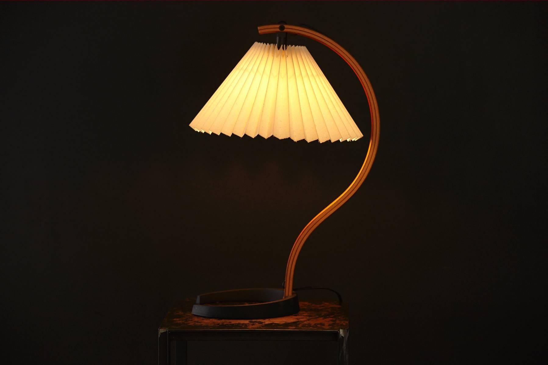 Scandinavian Modern Mads Caprani Bentwood Table Lamp