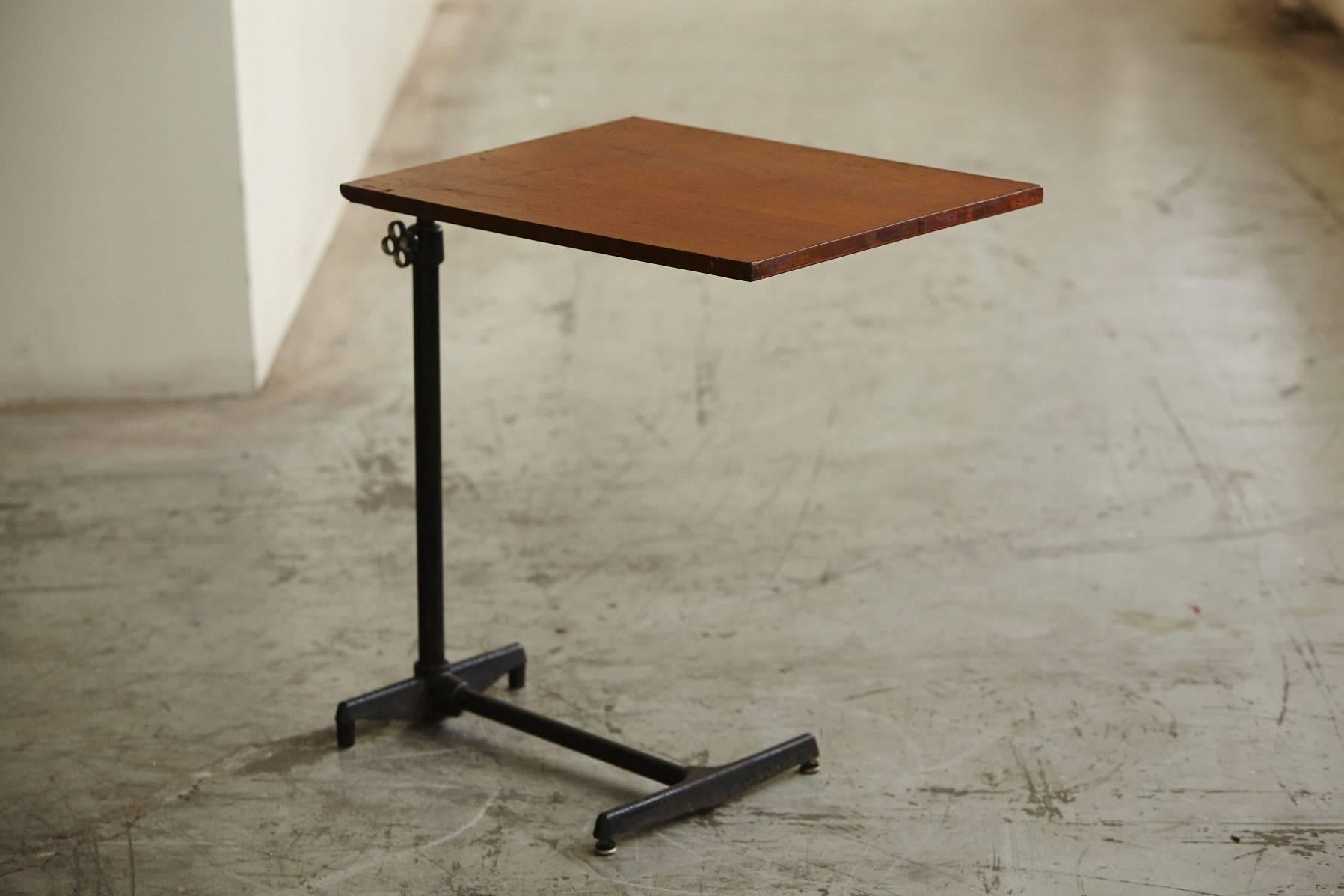 American Early 20th Century Adjustable Height Drawing Table Stand