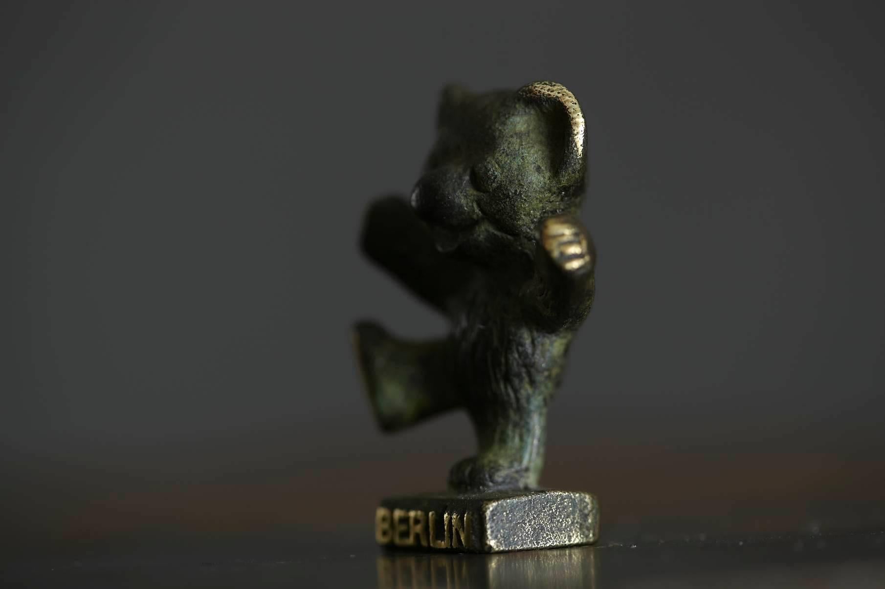 brass bear figurine