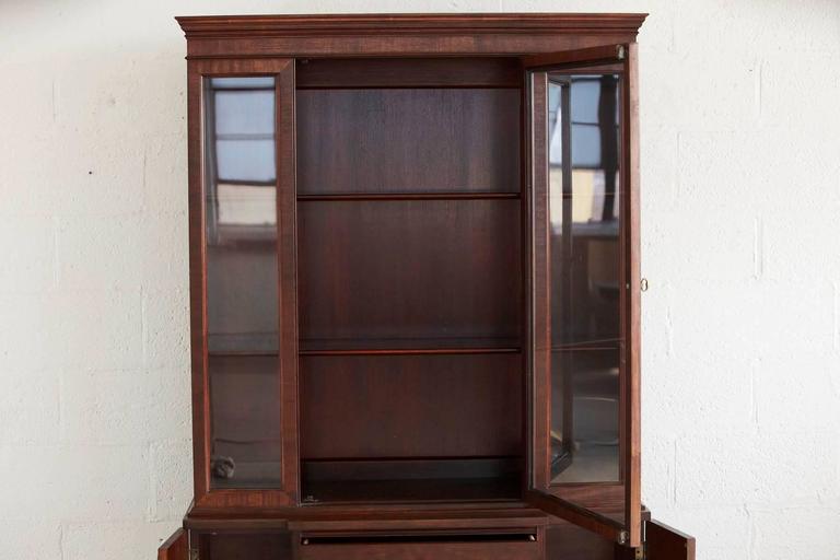 Walnut Hutch or China at 1stDibs