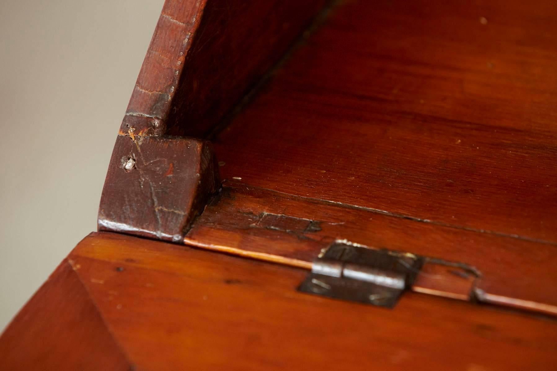 Antique Pine Drop-Leaf Secretary or Desk 1