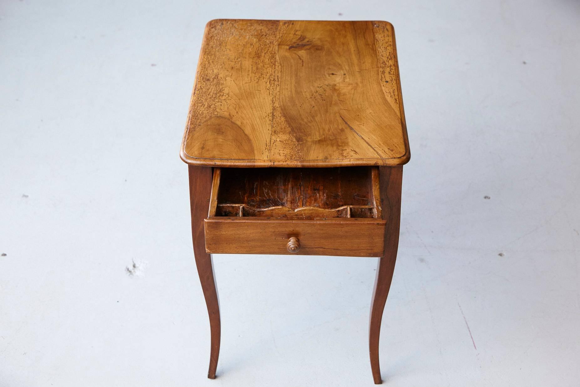 Petite Late 19th Century French Provincial Walnut Occasional Table 7