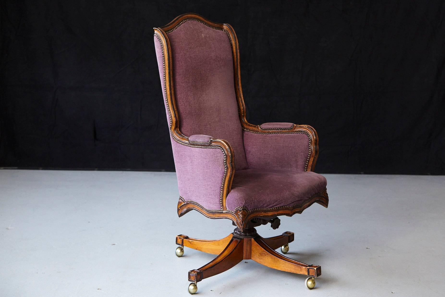 french country office chair