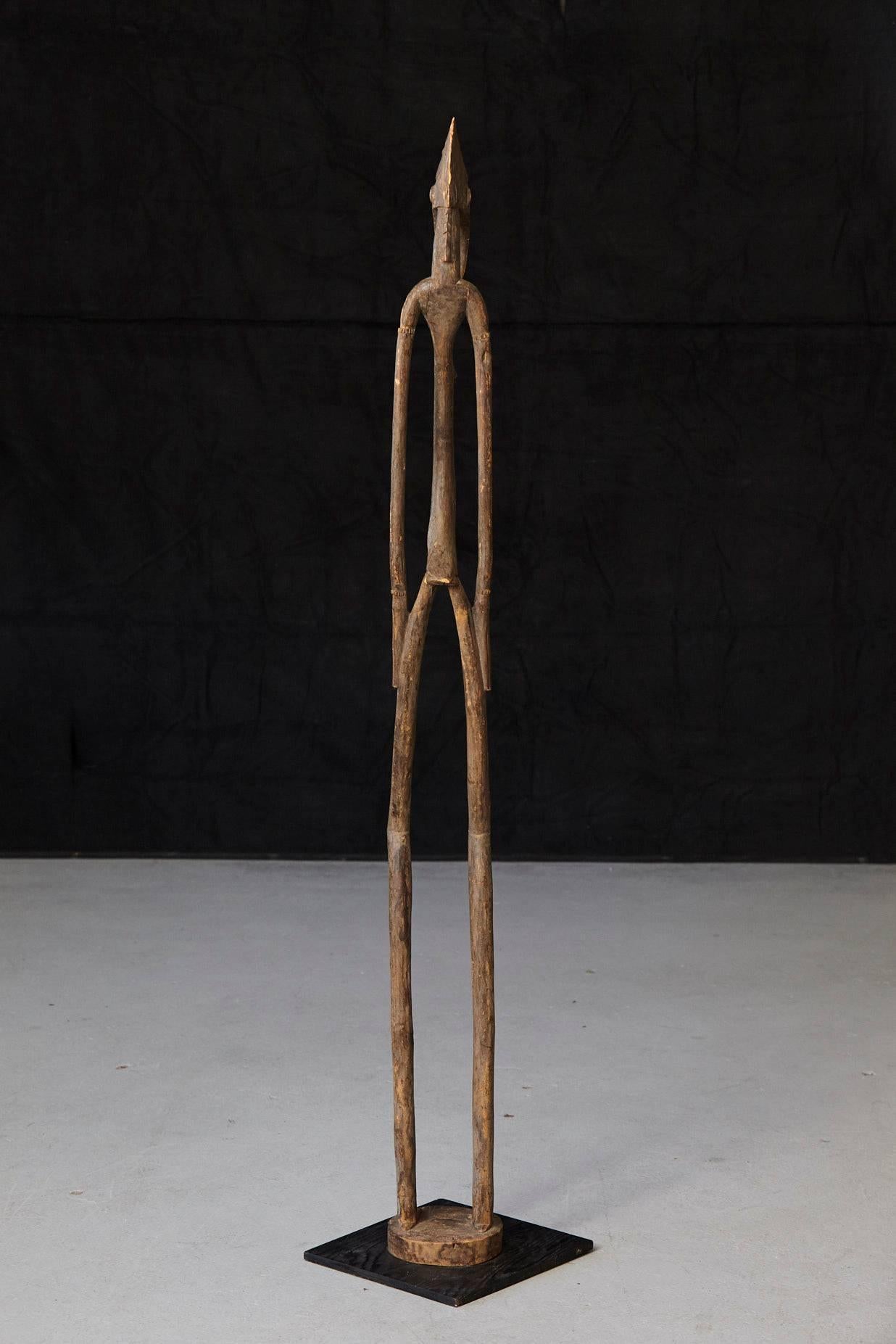 tall african wood sculpture