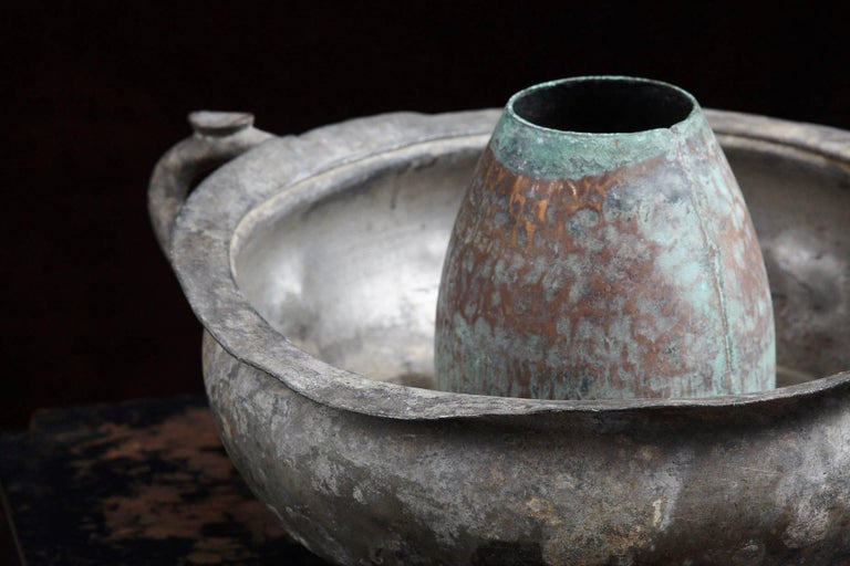 Antique Asian Zinc Cooking Utensil For Sale at 1stDibs
