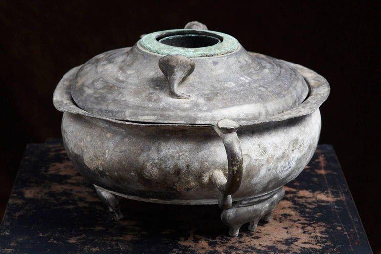 Antique Asian Zinc Cooking Utensil For Sale at 1stDibs