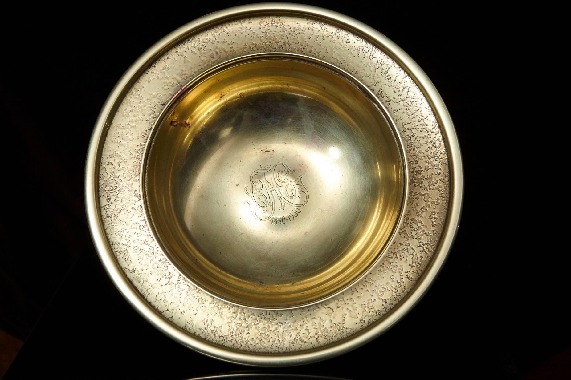 Art Deco Louis Comfort Tiffany Furnaces Inc. Favrile Bronze Bowl