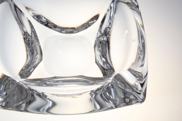 Large French Crystal Ashtray Signed Daum France at 1stDibs daum