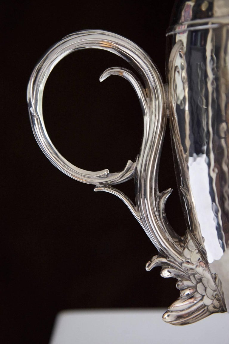 Signed Wallace Brothers HandHammered Silver Plated Rooster Cocktail