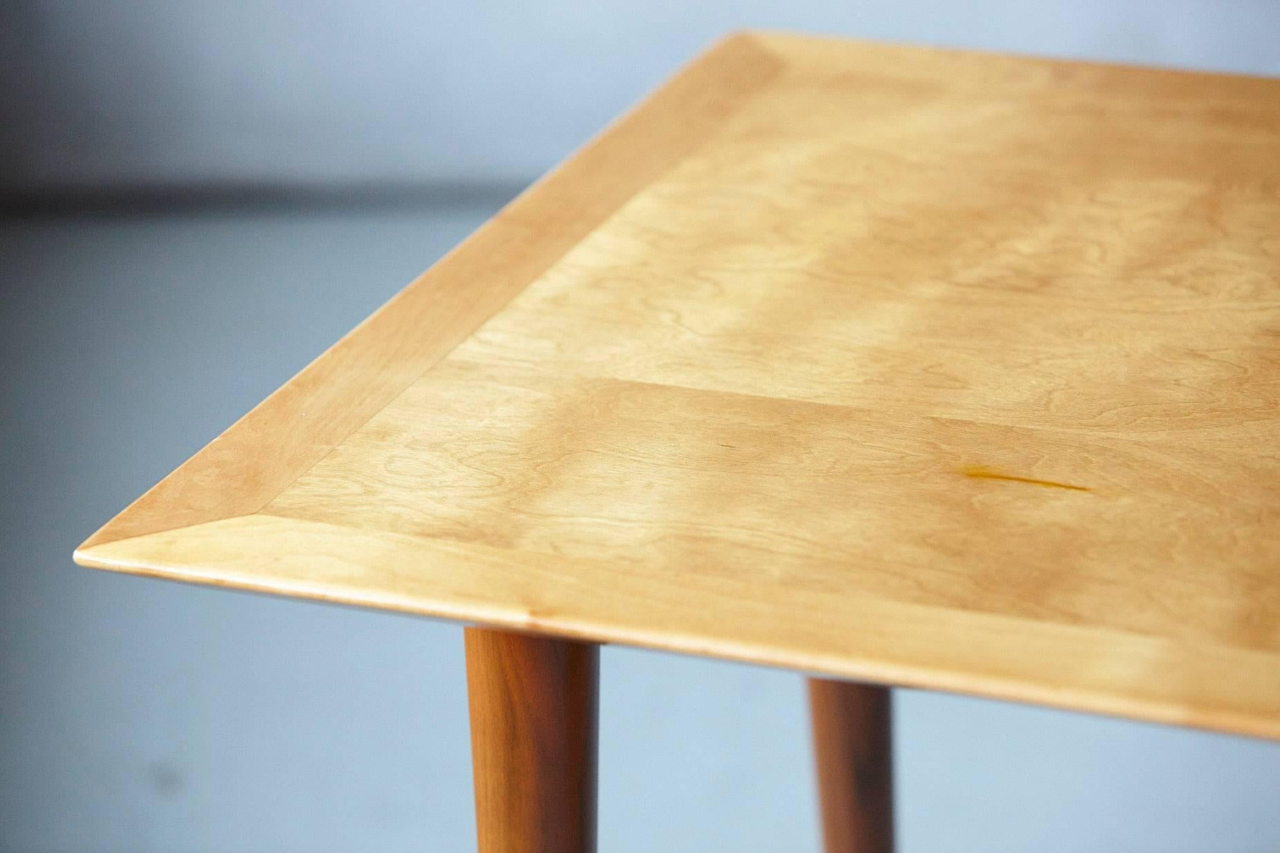 Mid-20th Century Rare Early Florence Knoll Maple Desk, Model 17 Completely Restored