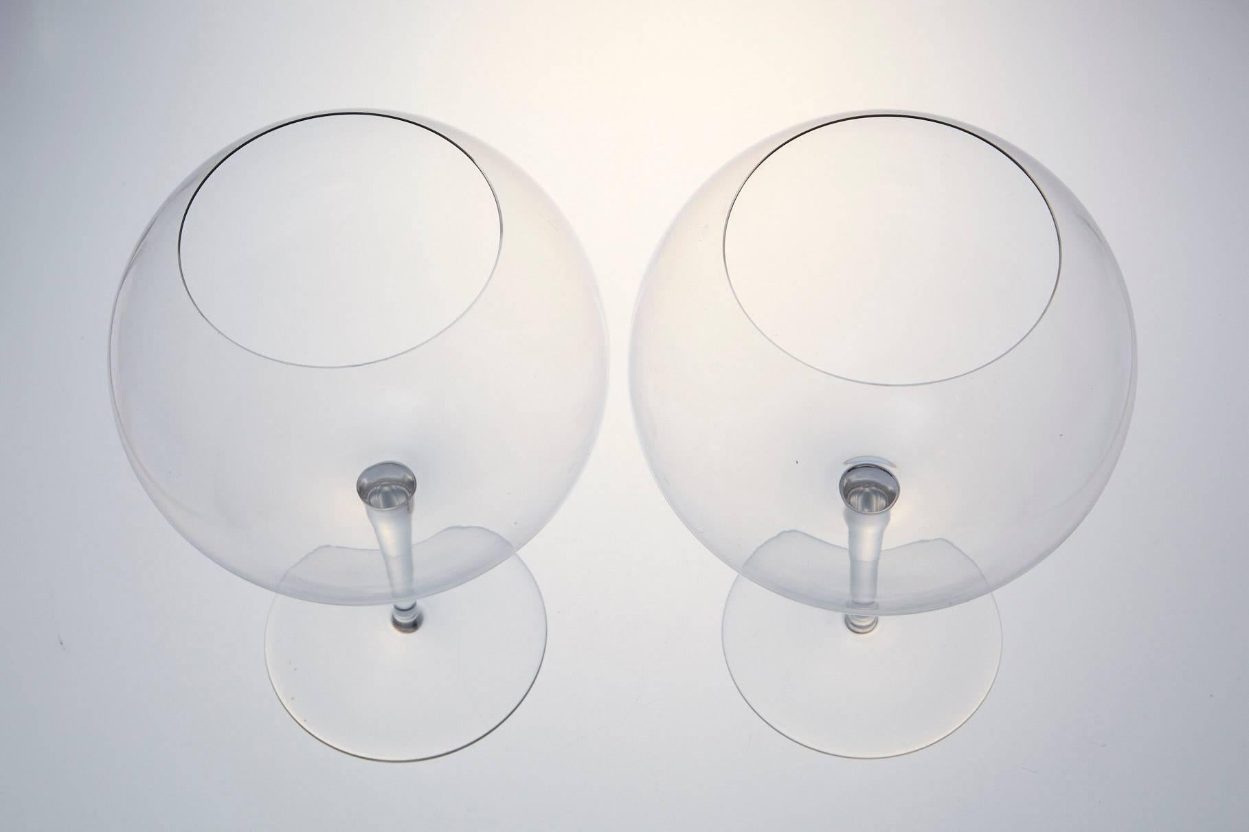Pair of Baccarat Crystal 'Dégustation Romanée Conti' Tasting Wine Glasses In Excellent Condition In Pau, FR