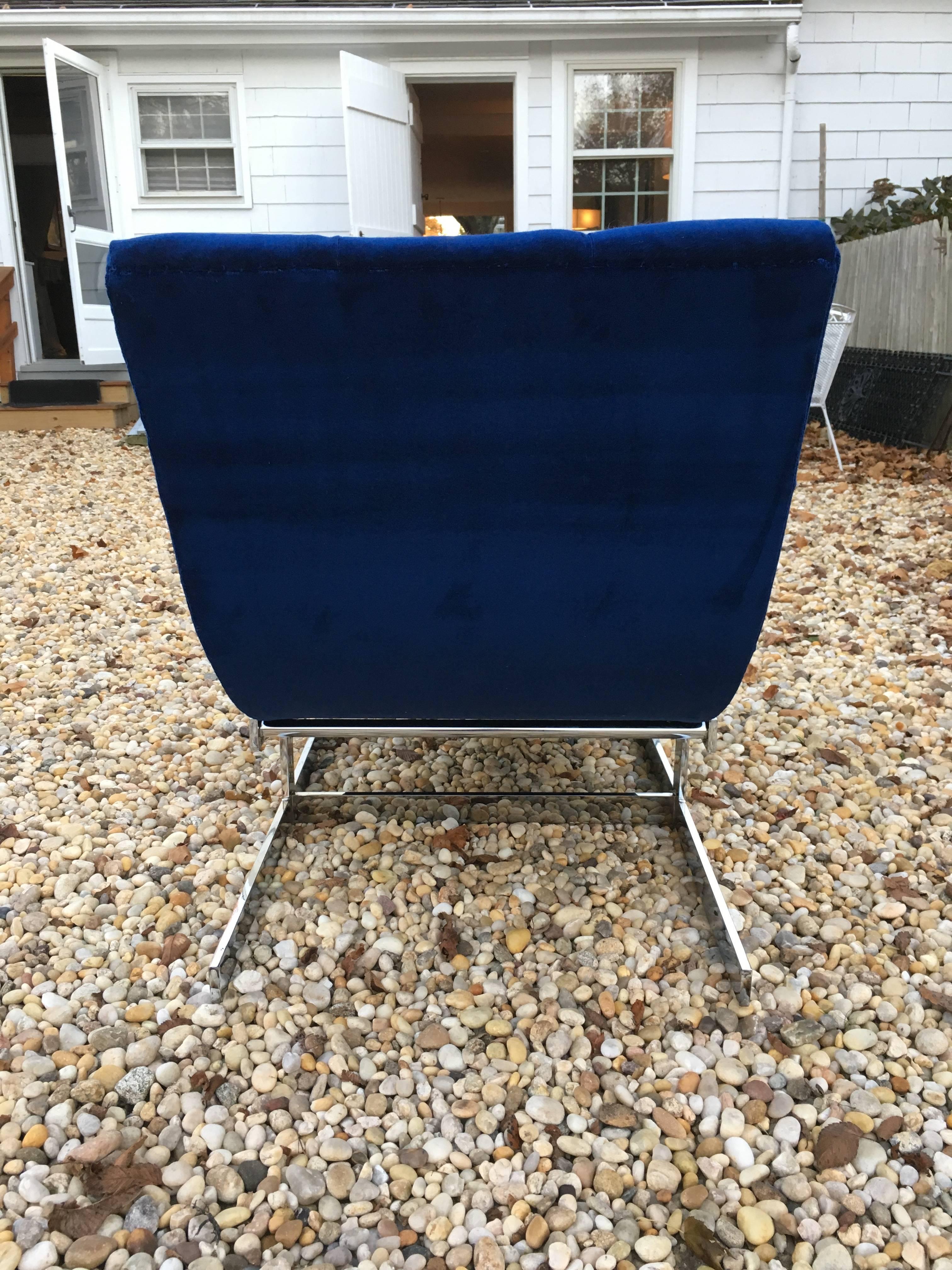 Milo Baughman Wave Chaise In Excellent Condition In Manhattan, NY