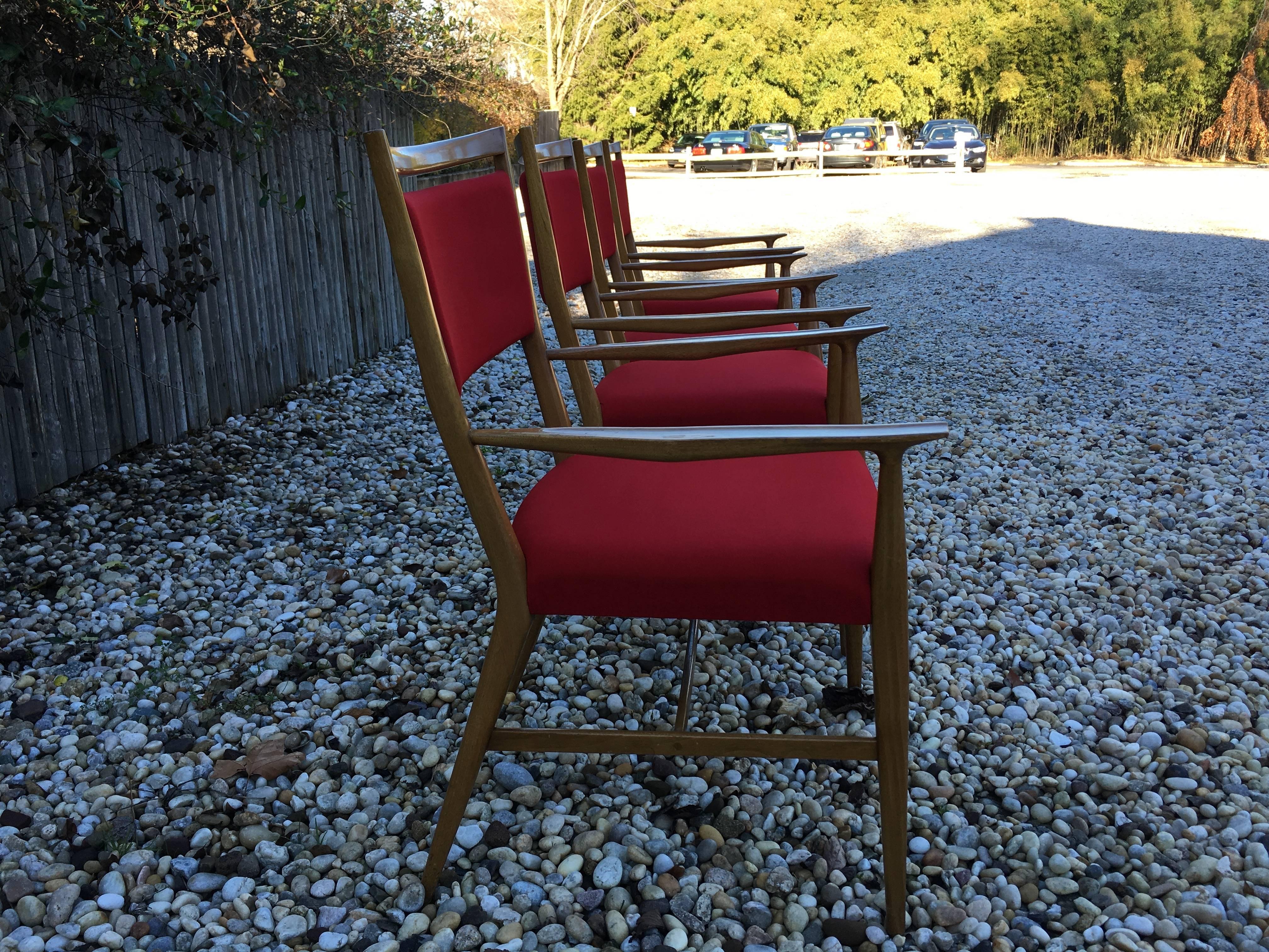 Mid-20th Century Four Connoisseur Dining Chairs by Paul McCobb For Sale