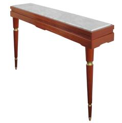 Mid-Century Mahogany Console