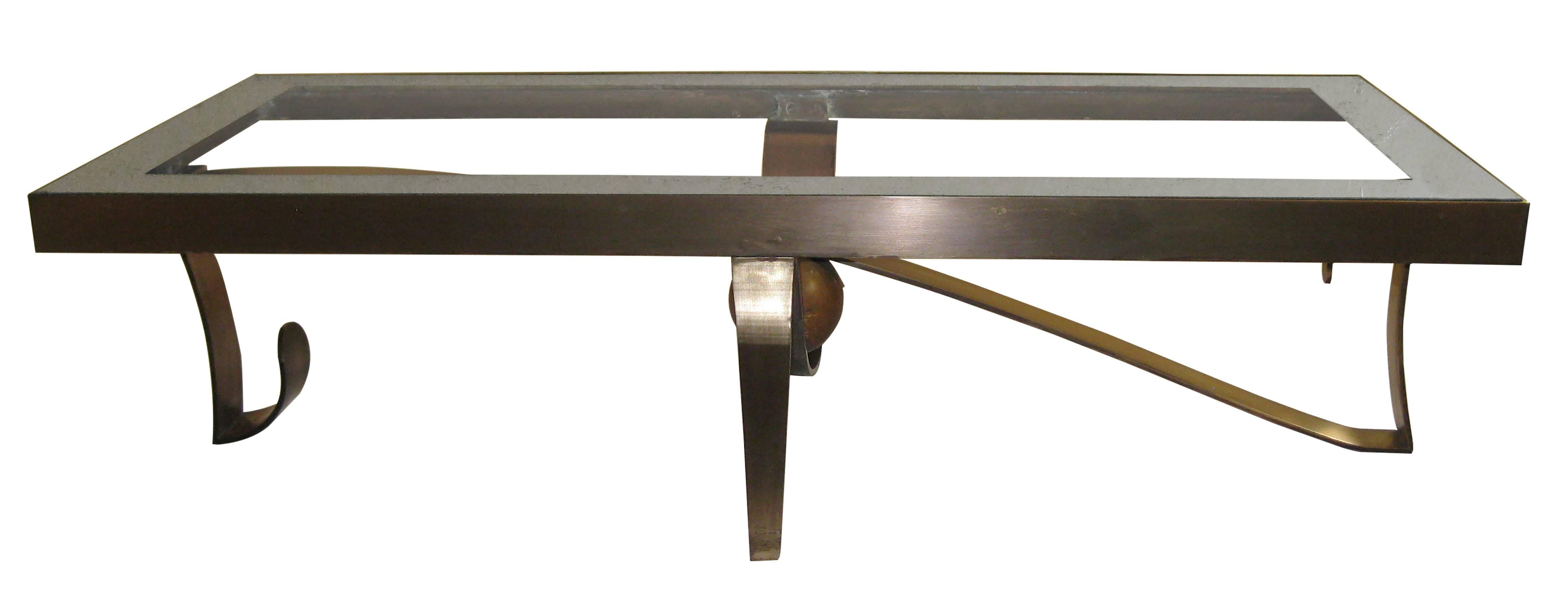 Mid-Century Modern Sculptural Coffee Table Designed by Roberto and Mito Block, circa 1950