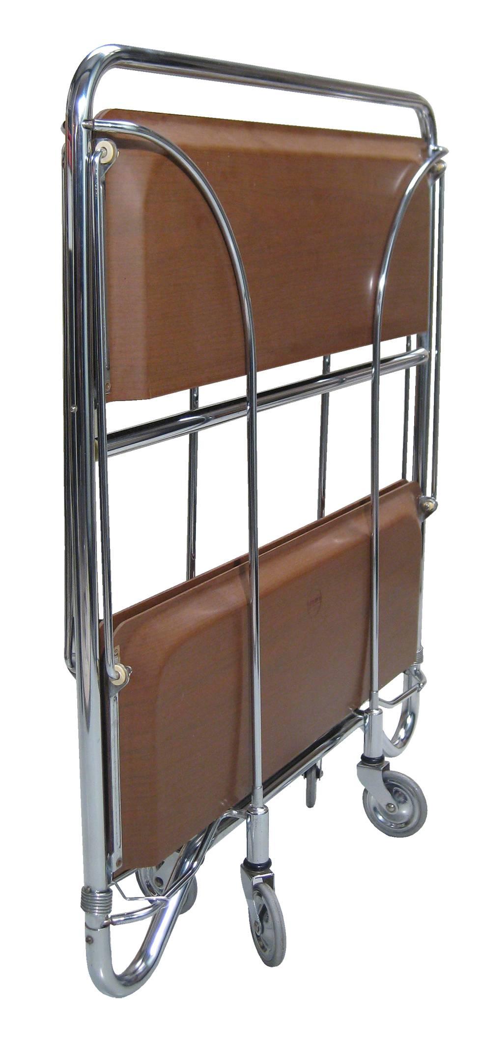 collapsible bar cart