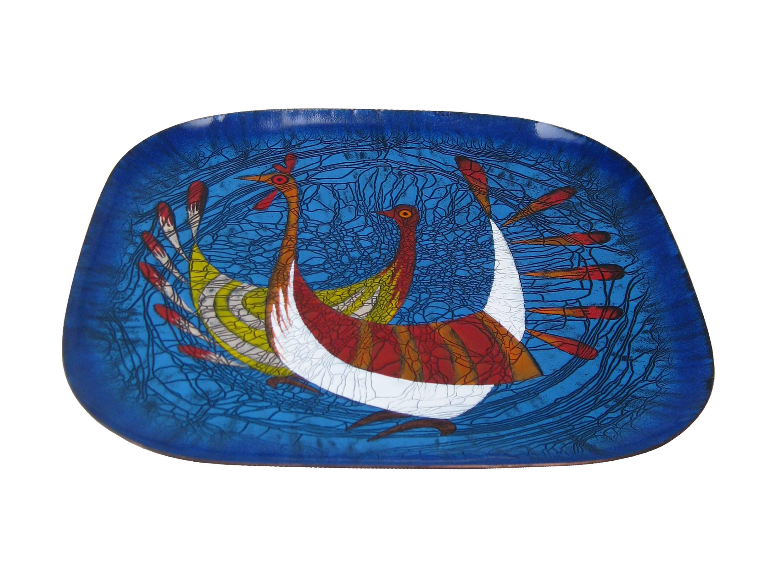 Depiction of a pair of turkeys that expresses the unflappable Mexican spirit, as characterized by the imaginative work of Miguel Pineda. Perfect in all regards. This very piece was selected by the Americas Society in New York City and the Blaston