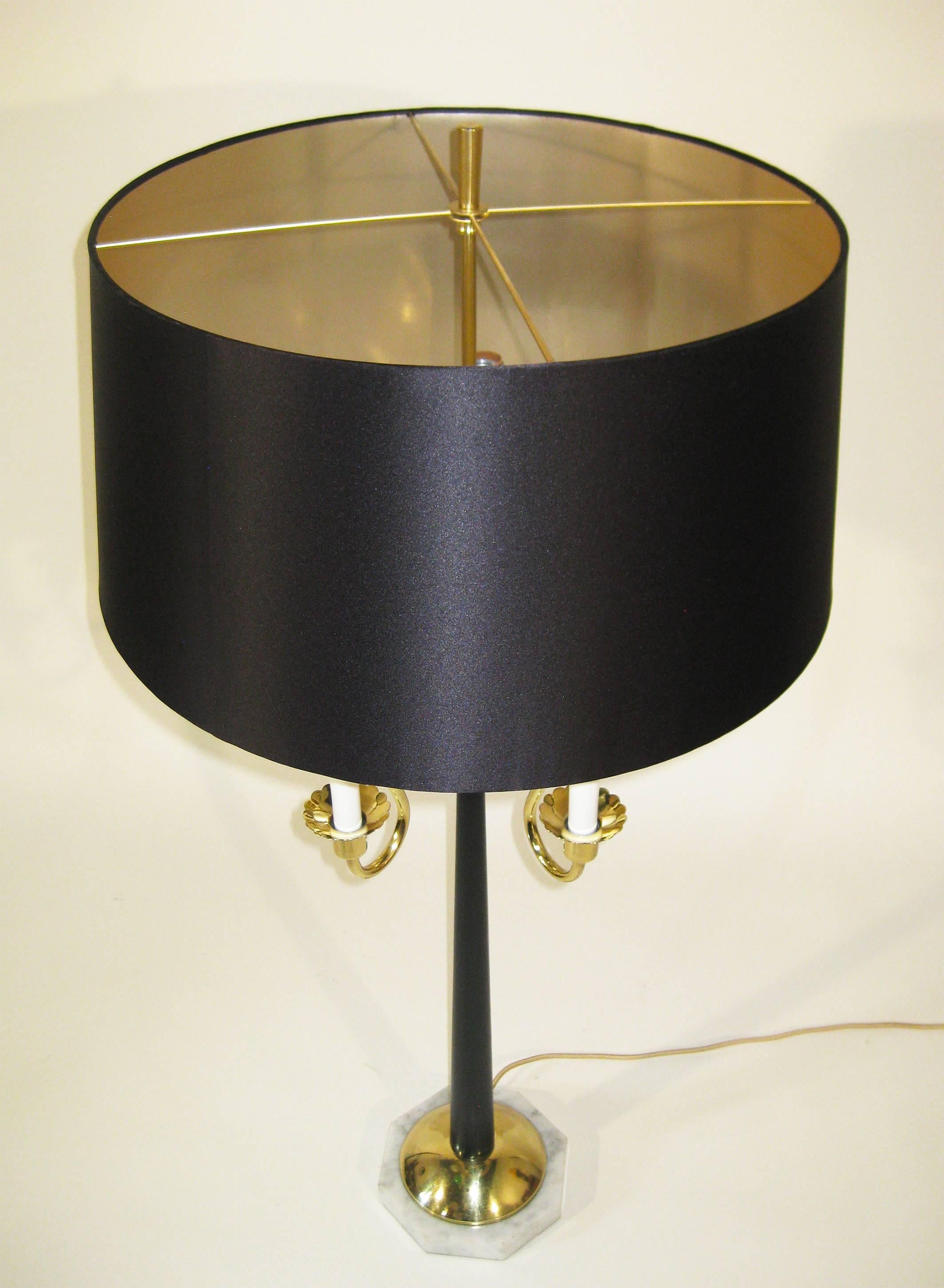 Brass Mid-Century Table Lamp by Tommi Parzinger, circa 1950