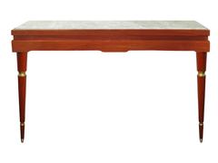 Mid-Century Mahogany Console