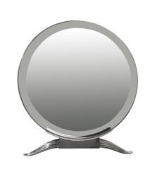 "Antelope" Mirror Silver and Bronze, Jacques Émile Ruhlmann, France, circa 1923