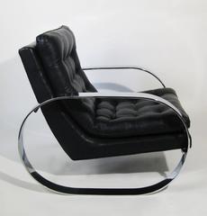 Pair of Armchairs, Chrome with Leather, Mexico, circa 1970