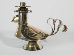 Pair of Midcentury Mexican Candlesticks, Brass, Oaxaca, Mexico, circa 1960