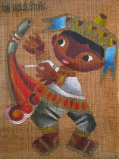 Mexican Boy with Fireworks, José María De Servin, Mexico, circa 1960