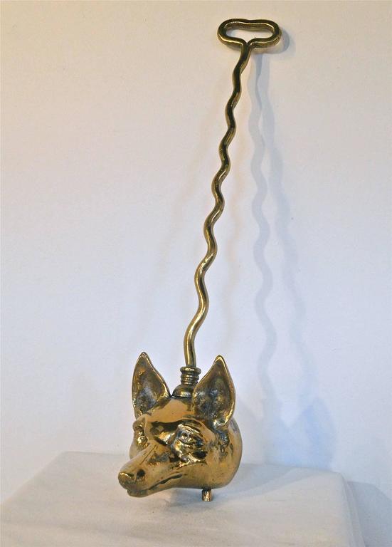 Fox Head Door Stop At 1stdibs A Finely Cast Fox Head Door Stop Having Sly And Devil May Care Look About