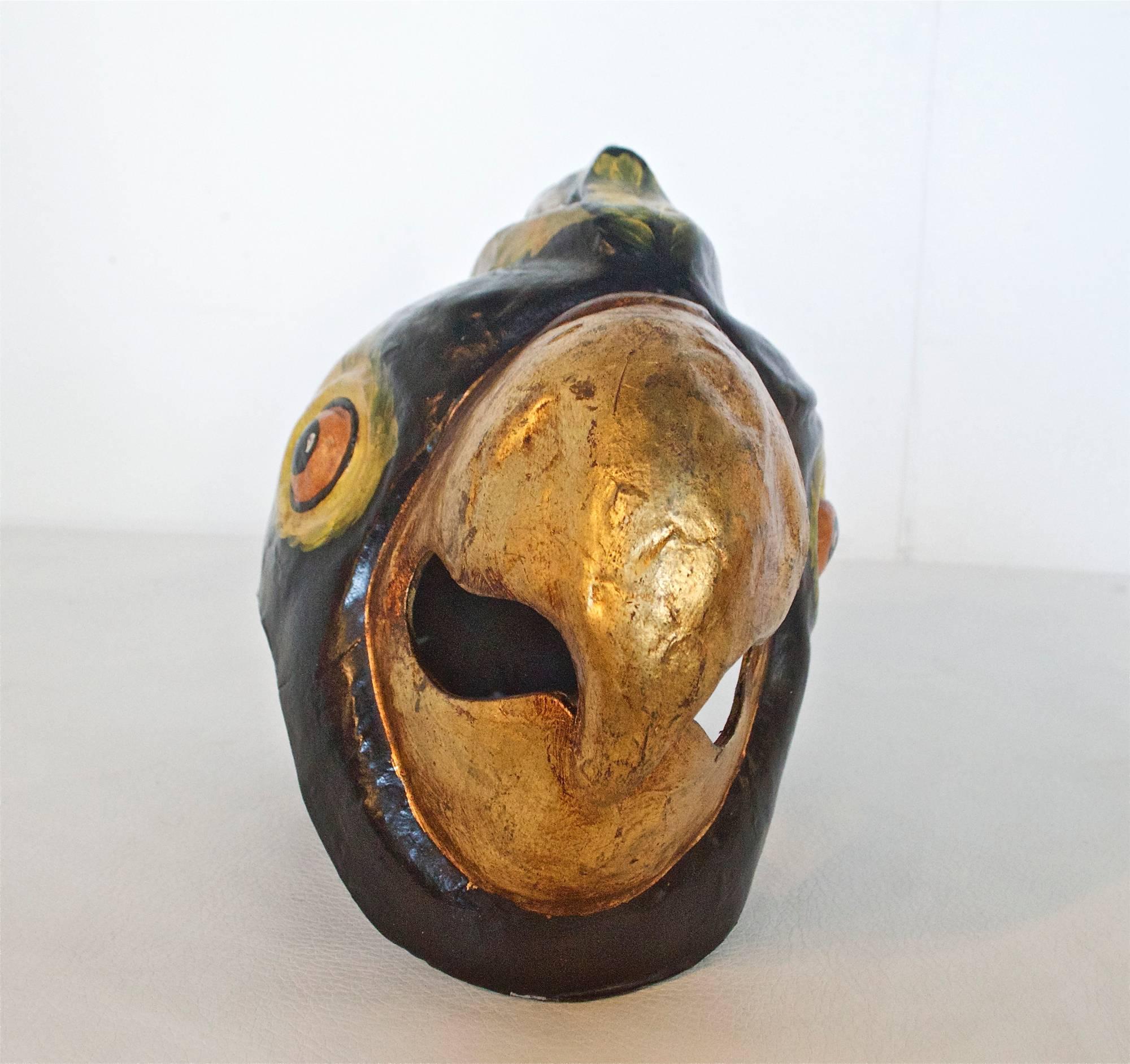 Brazilian Black Hooded Conure Carnival Mask