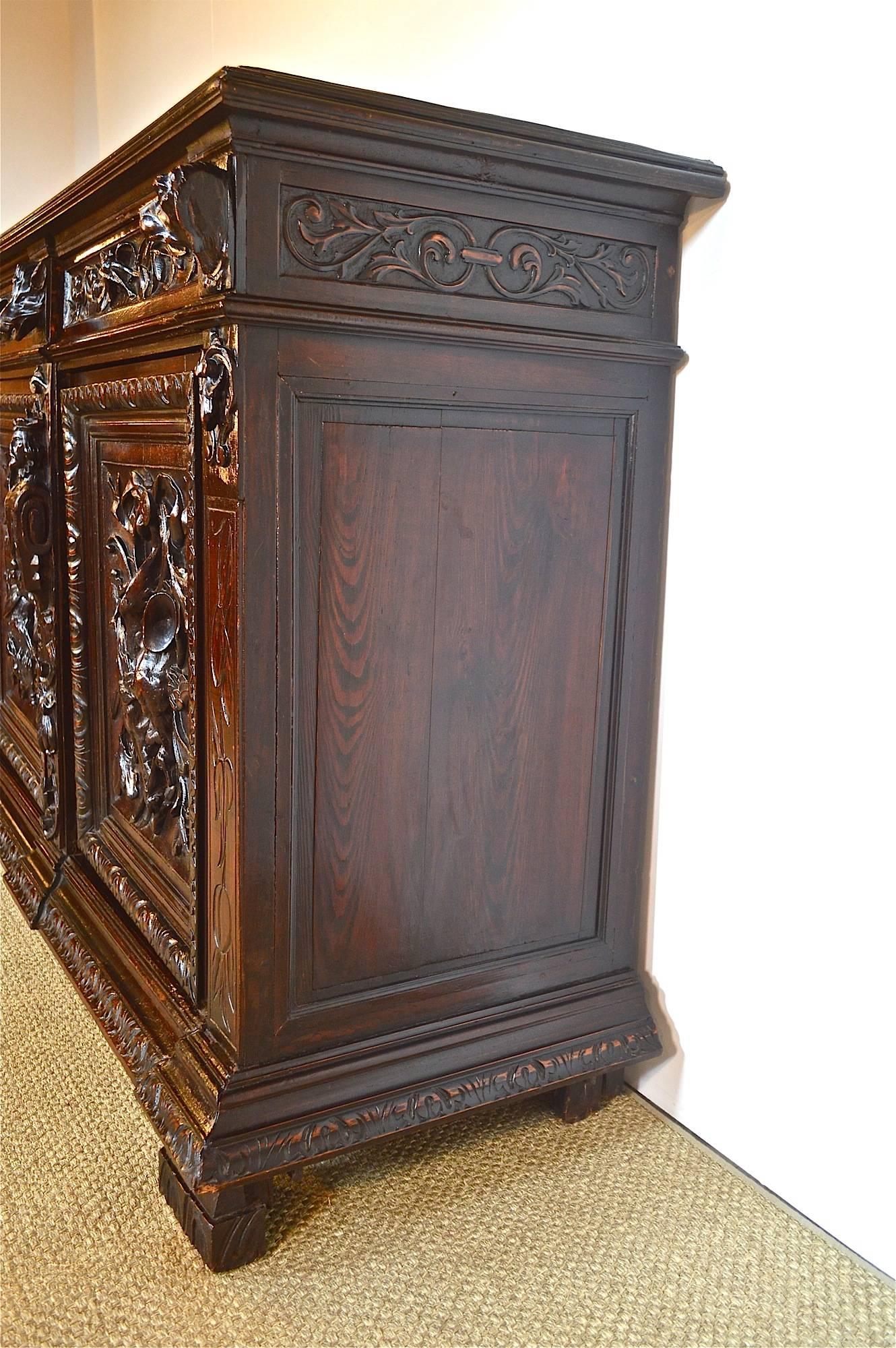 Black Forest Sideboard for a Sporting Life For Sale