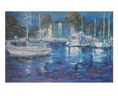 Painting of Picturesque Marina