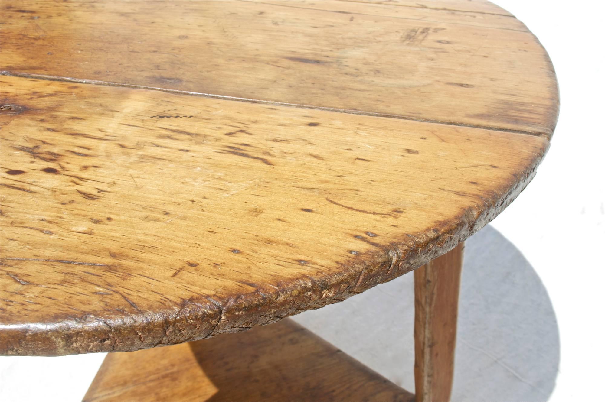 19th Century Cricket Table of Pine 2