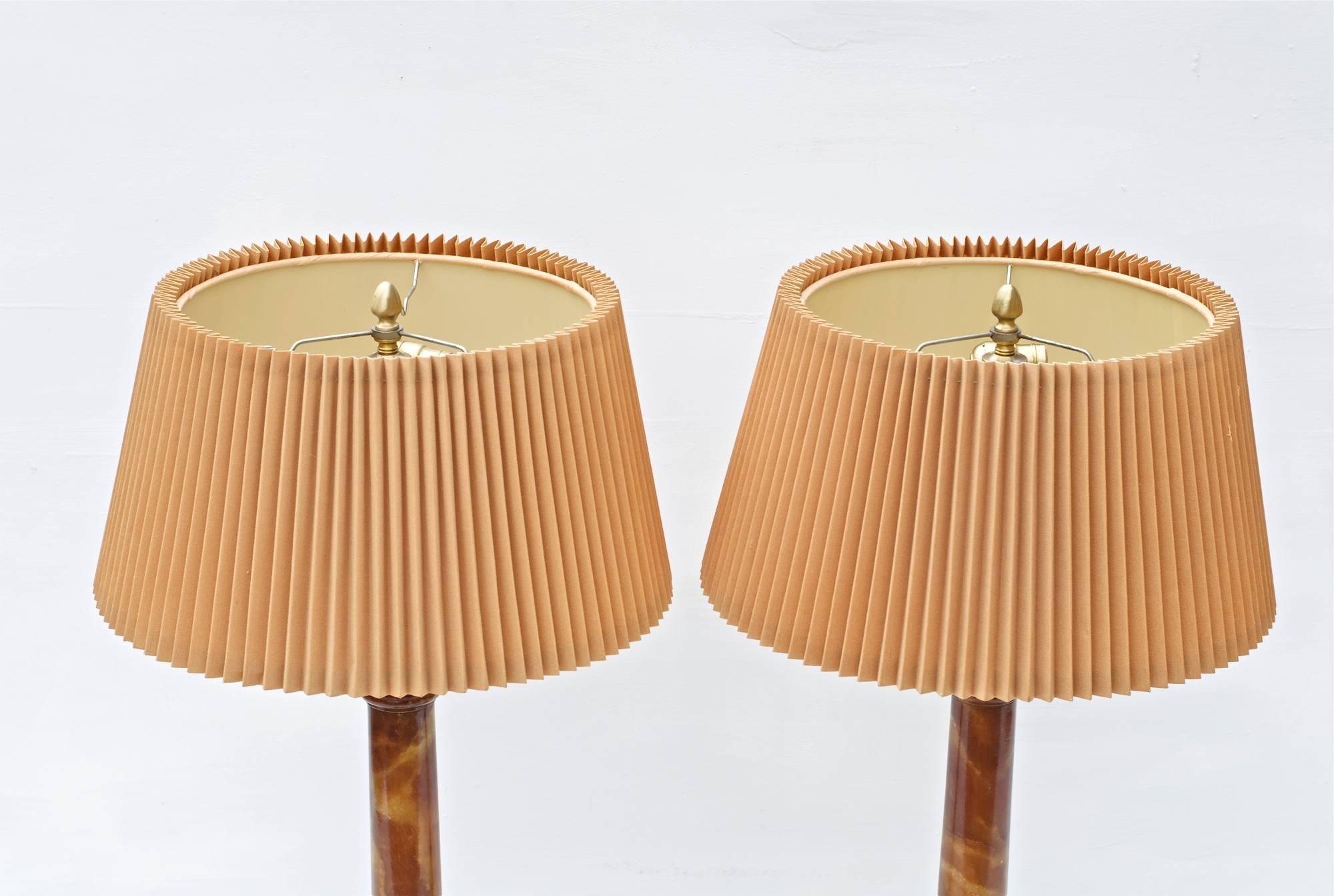 French Empire Marble Lamps by Marbro 1