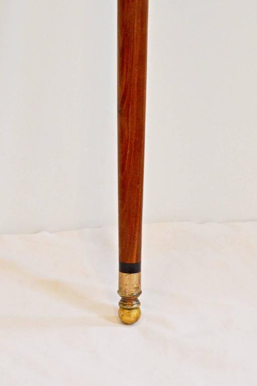 English Mahogany Cane with Hidden Flask at 1stdibs