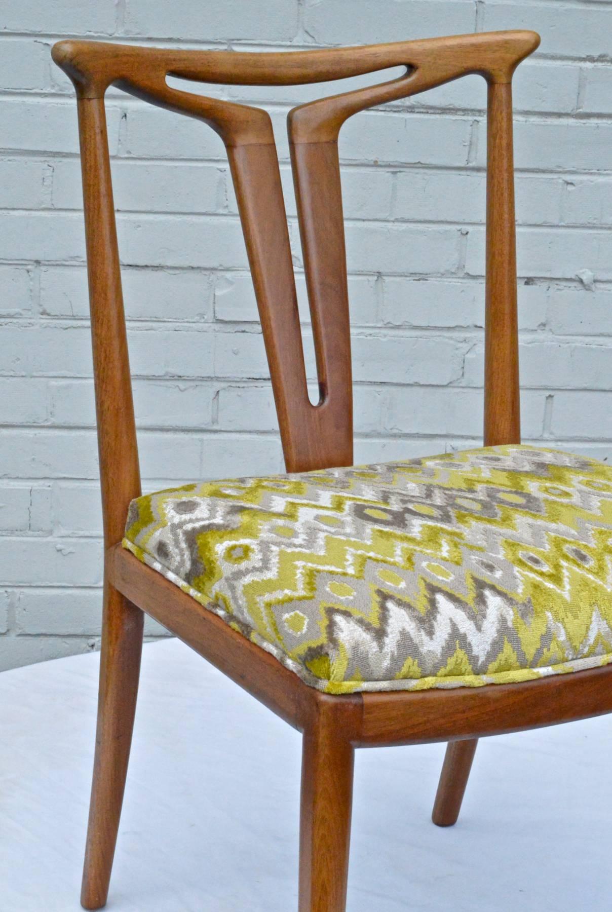 American Modern Chair Quad with T-Back Splats 1