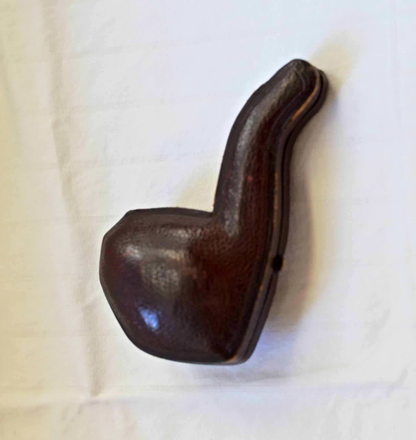 20th Century Carved Meerschaum Figural Pipe