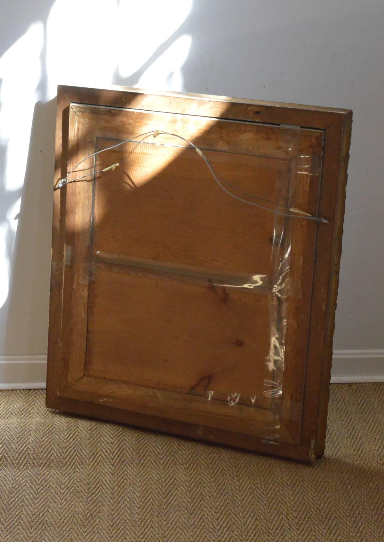 American Water Gilt and Plaster Mirror 3